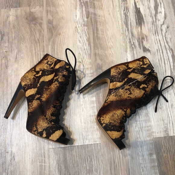 Sam Edelman Shoes - SAM EDELMAN Karmen Animal Print Heel Boot …